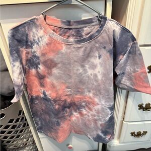 Gildan Tie-Dye Short Sleeve Tee - Pink and Blue